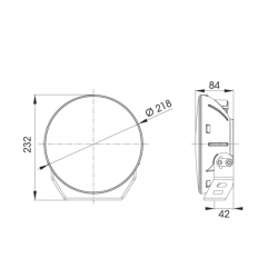 Feu longue-portée avec feu de position