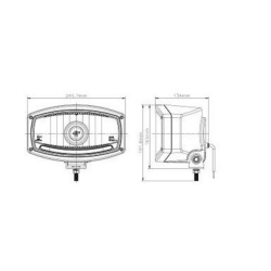 Phare Longue Portée 1600 Black