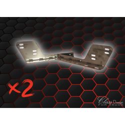 Supports de feux longues portées en INOX pour Visière Volvo FH4/5