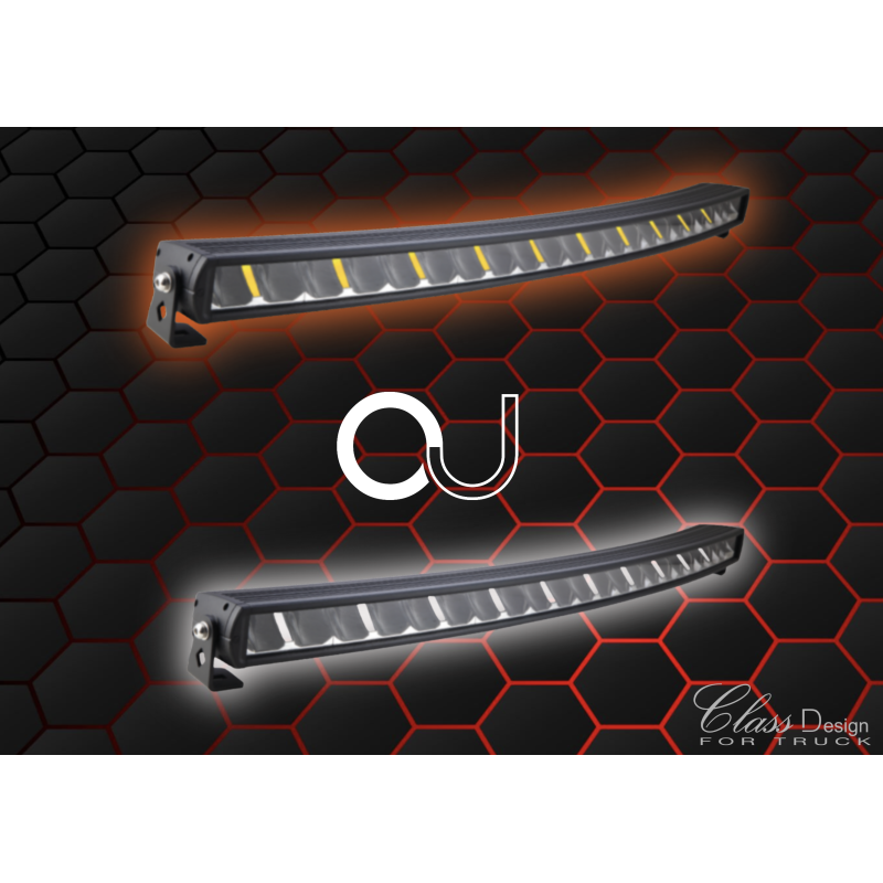 Barre à LED incurvée 110cm + Feu de position