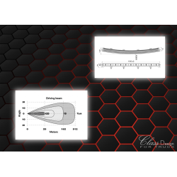 Barre à LED incurvée 110cm + Feu de position