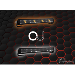 Barre à LED Slim Sphynx 36 cm Feu de Position Orange/Blanc