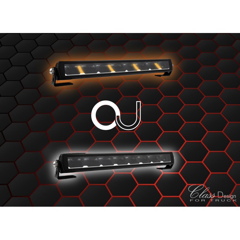 Barre à LED Slim Sphynx 36 cm Feu de Position Orange/Blanc