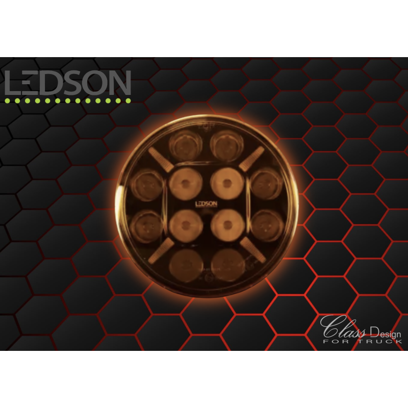 LEDSON - *JAUNE* STONE GUARD / LIGHT COVER POLLUX9 OR 9+