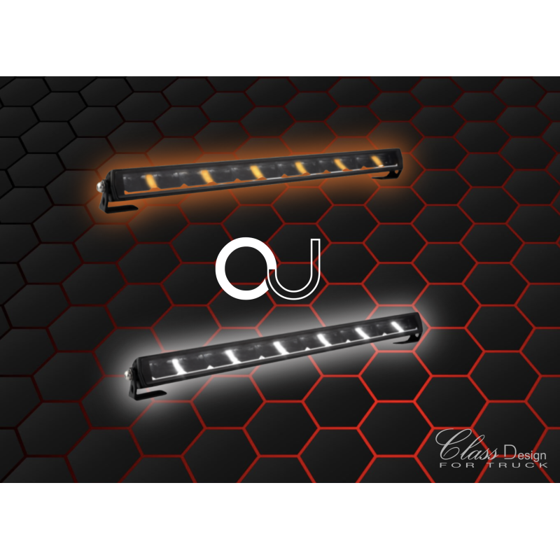 Barre à LED Slim Sphynx 52 cm Feu de Position Orange/Blanc