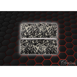 Paire d'embrases de rideaux en danois gris