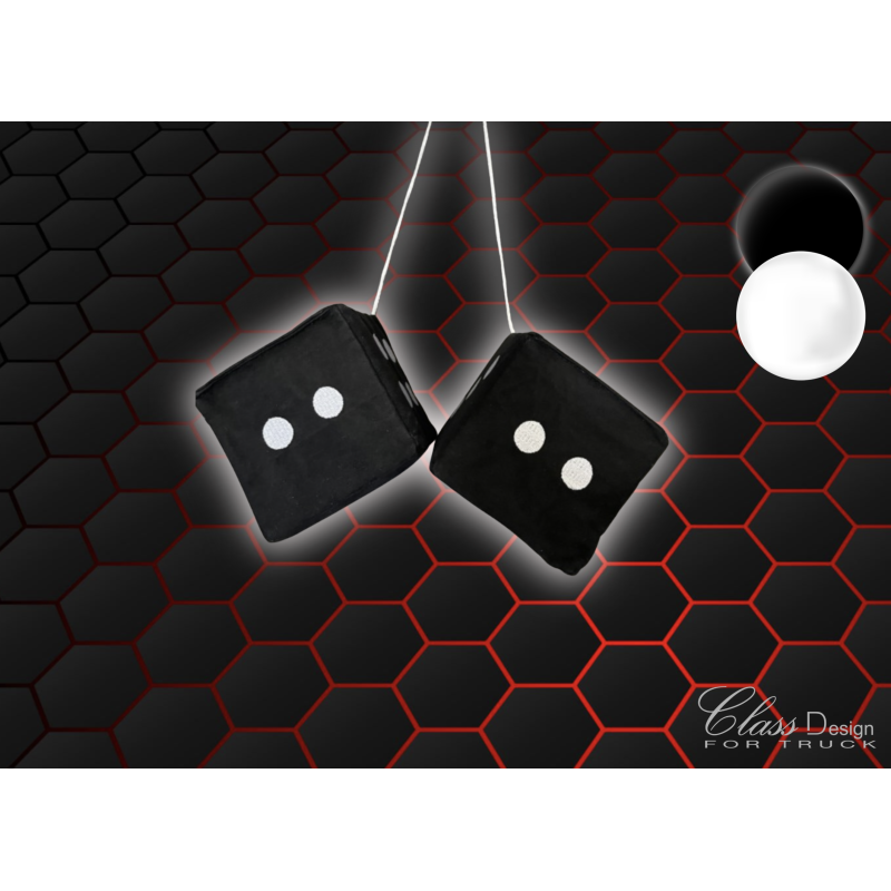 Dès Alcantara Noir Points Blanc