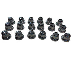 DÉPÔT VENTE - CACHE ÉCROU 32 CHROME COURT NEUF