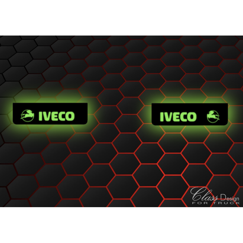 Bavettes Iveco Noires / Vert