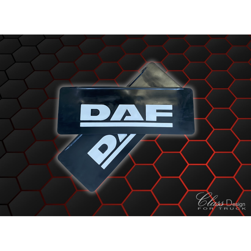 Bavette avant DAF Noir/Blanc 3D