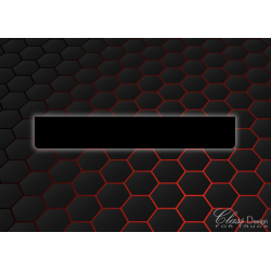 Bavette arrière noire neutre