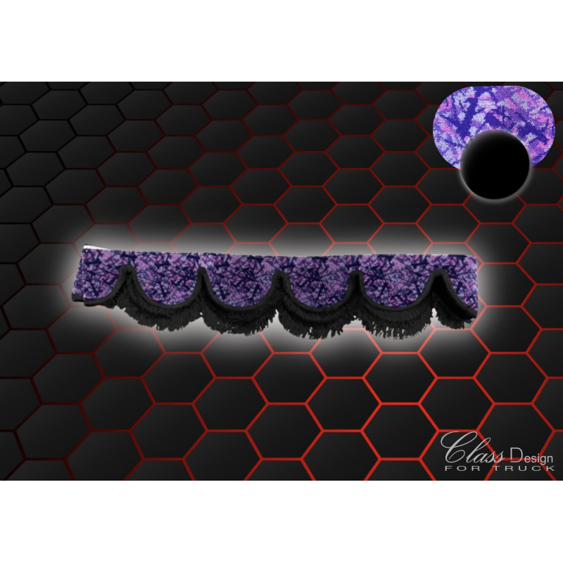 Frange Danois Violet Fils Noirs