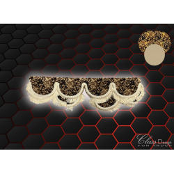 Frange Danois Marron Fils Beige