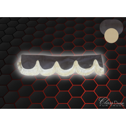 FRANGE MARRON FILS BEIGE