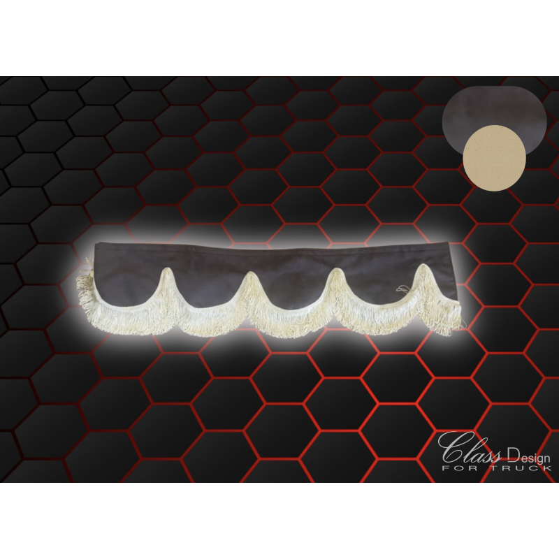 FRANGE MARRON FILS BEIGE