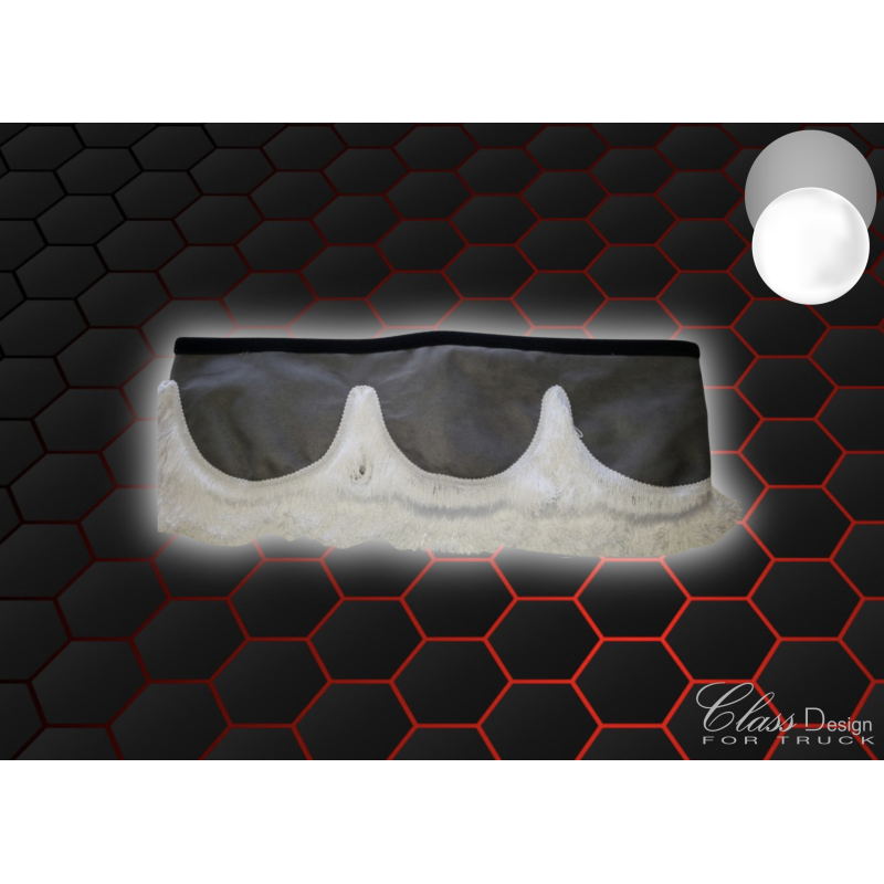 FRANGE GRIS FILS BLANC