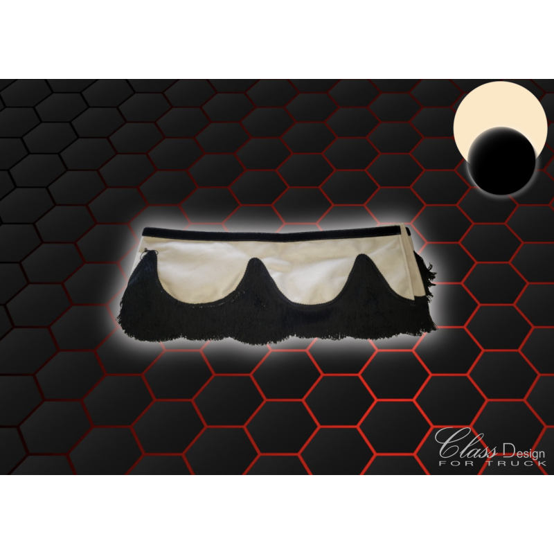 FRANGE BEIGE FILS NOIR