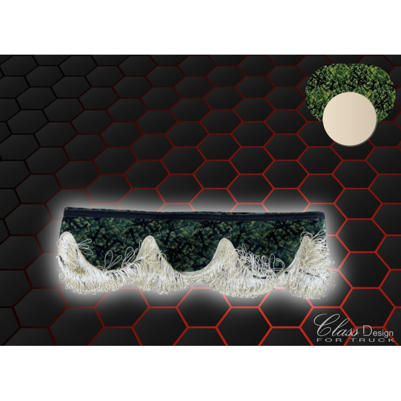 Frange Danois Vert fils beige