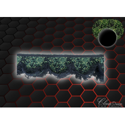 Frange Danois Vert fils noirs