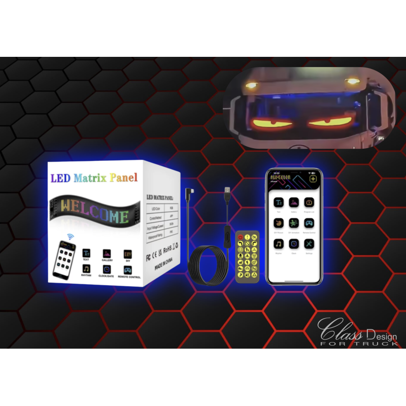 PLAQUE LED PROGRAMMABLE - 59cm