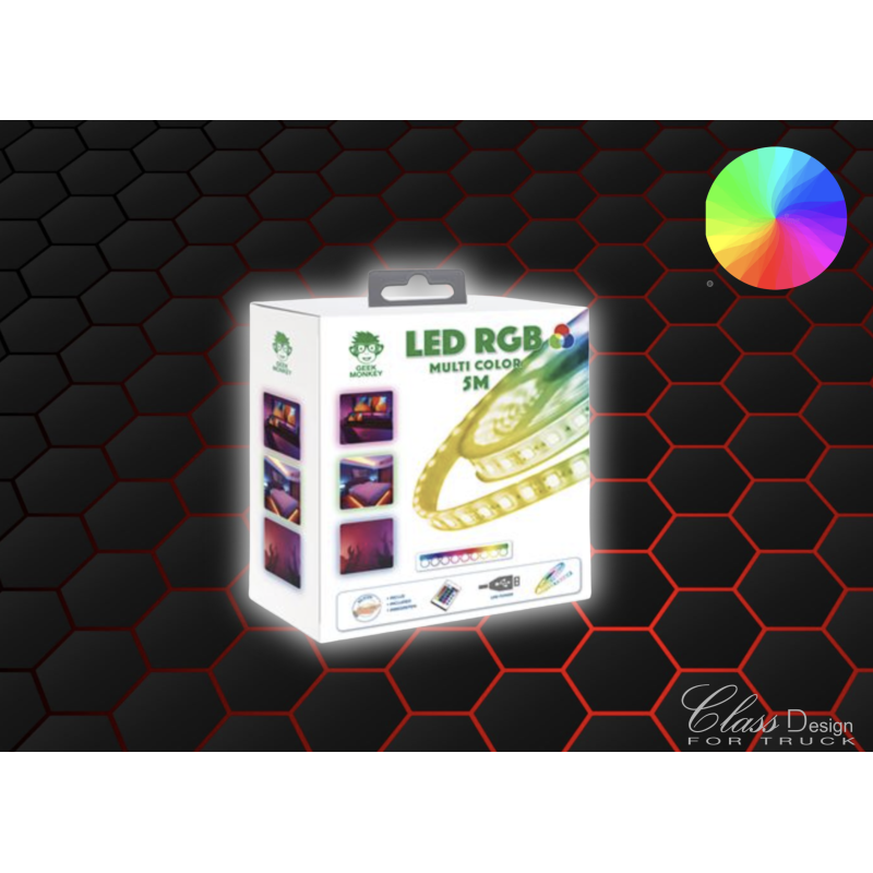 LED RGB - 5M - TÉLÉCOMMANDE