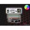 BANDES LED RGB AMBIANCE DE VOITURE