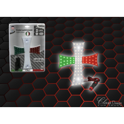 CROIX LUMINEUSE PAYS 20 X 25CM 84 LEDS 12/24V ITALIE