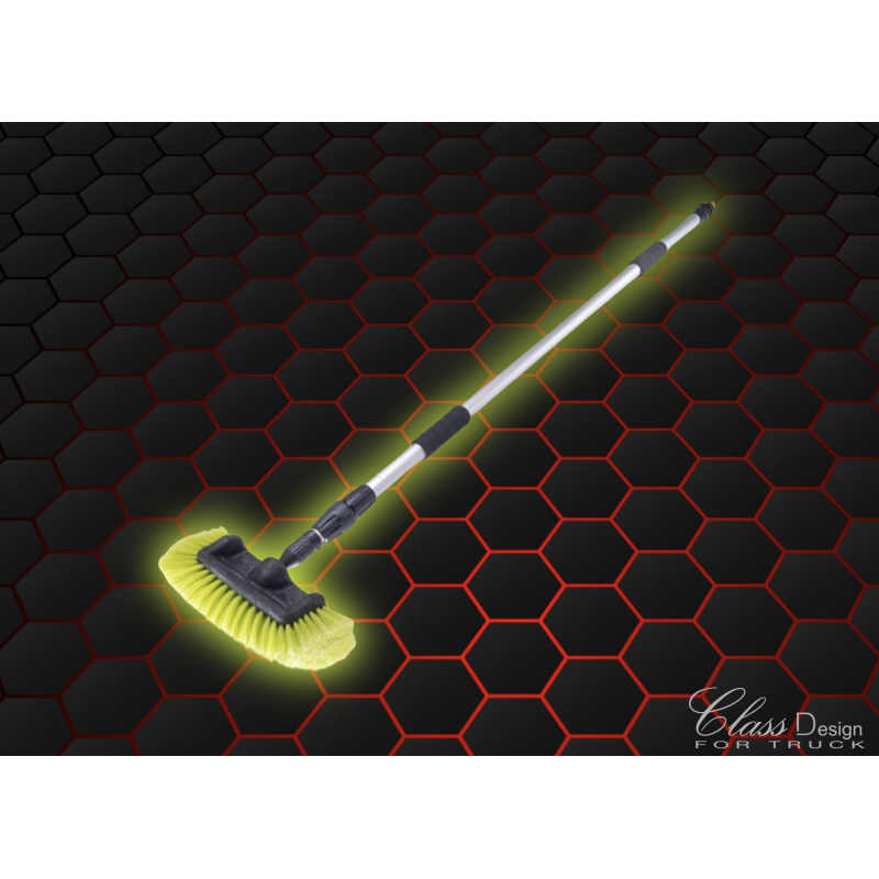 Kit Lavage BROSSE AVEC MANCHE TELESCOPIQUE 150-250CM