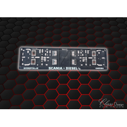 PORTE PLAQUE SCANIA DIESEL