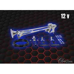 Kit 2 trompes 55 et 55 cm 12V