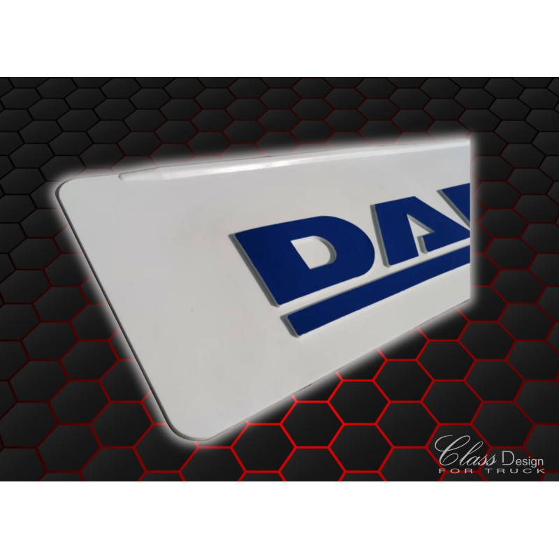 BAVETTES AVANT DF BLANC/BLEU 3D