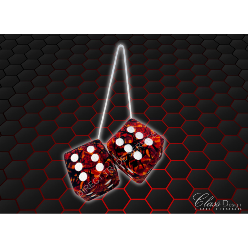 DÉS DANOIS ROUGE POINT BLANC