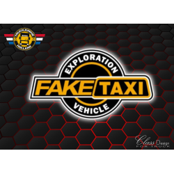 STICKERS FAKE TAXI EXPLORATION VEHICLE