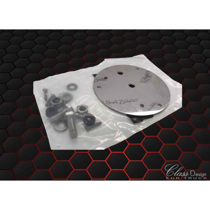 PLATINE DE GYROPHARE INOX