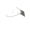 support inox angle droit pour gyrophare