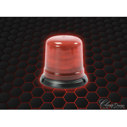 Gyrophare | LED | fixation 3 boulons | 12-24V | rouge