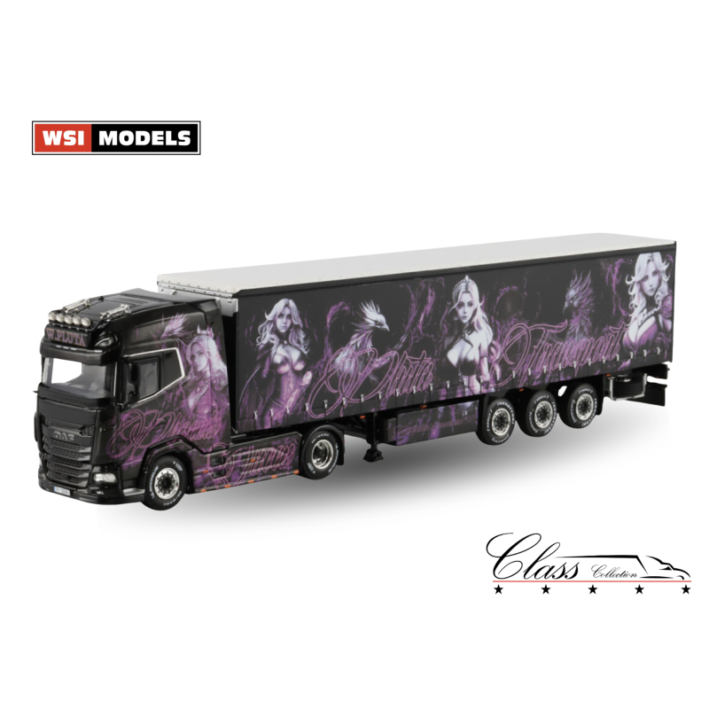 PLUTA DAF XG+ 4X2 CURTAINSIDE TRAILER - 3 AXLE