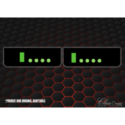 Bavettes Iveco Noires / Vert