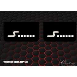 Bavette avant Stiholt Noir/Blanc