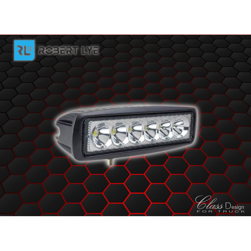 Phare de travail en longeur 6 Leds