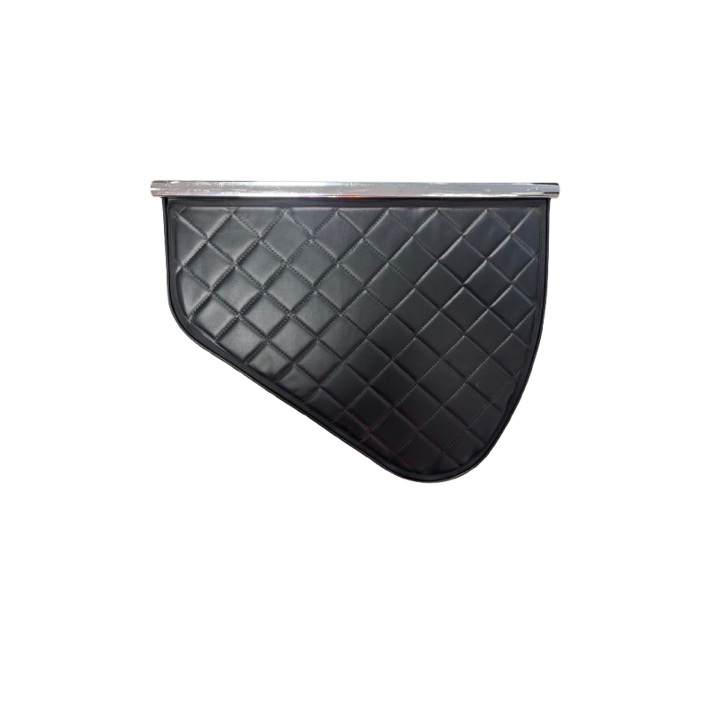 DÉPÔT VENTE - TABLETTE CENTRALE IVECO SIMILI CUIR NOIR