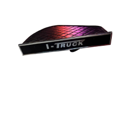 DÉPÔT VENTE - TABLETTE CENTRALE IVECO SIMILI CUIR NOIR