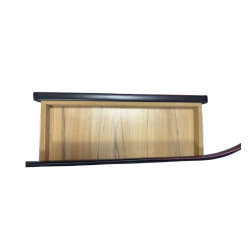 DÉPÔT VENTE - TABLETTE LONGUE IVECO SIMILI CUIR NOIR