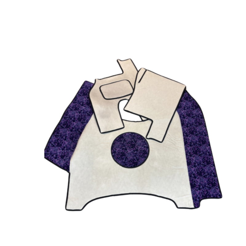 DÉPÔT VENTE - TAPIS CAPOT MOTEUR RENAULT T TUNNEL DELUXE BEIGE DANOIS VIOLET