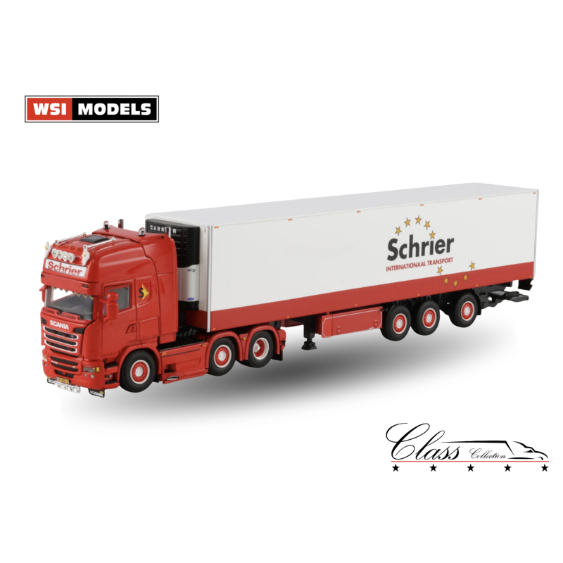 SCHRIER INTERNATIONAAL TRANSPORT SCANIA STREAMLINE TOPLINE 6X2 TWIN STEER TRIDEC REEFER TRAILER - 3 AXLE - 01-5096