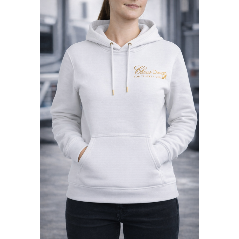 SWEAT BLANC CLASS DESIGN SUPER GIRL