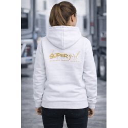 SWEAT BLANC CLASS DESIGN SUPER GIRL