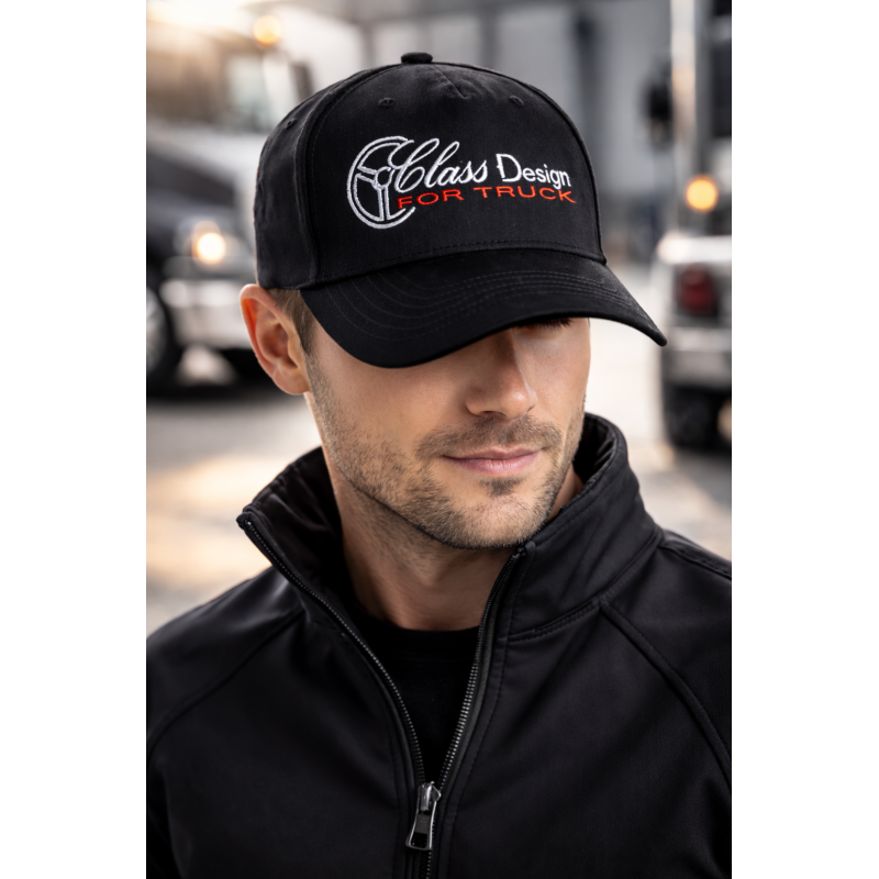 CASQUETTE CLASS DESIGN NOIR