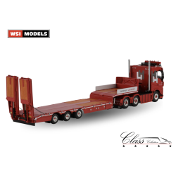 HARDEMAN VAN HARTEN VOLVO FH AERO SLEEPER CAB 6X2 TAG AXLE SEMI LOW LOADER WITH RAMPS - 3 AXLE