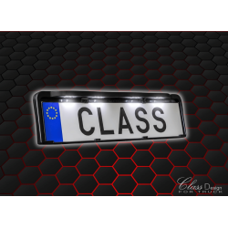 PORTE PLAQUE ILLUMINÉ BLANC